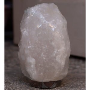 White Salt Lamp